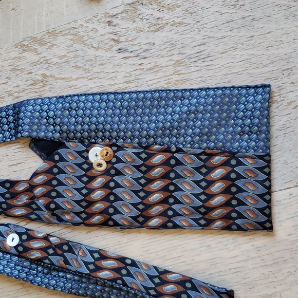 Purse Handmade Shoulder Bag from Ties / one of a kind - Picture 1 of 6